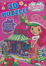 3D PUZZLE BOOK : Strawberry Shortcake